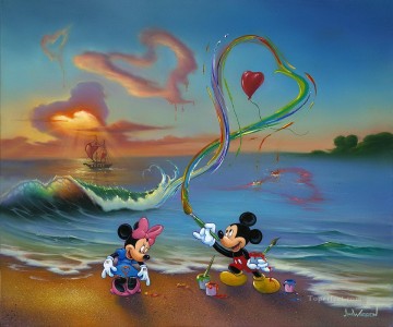  Mickey Pintura - JW Mickey The Hopeless Dibujos animados románticos para niños